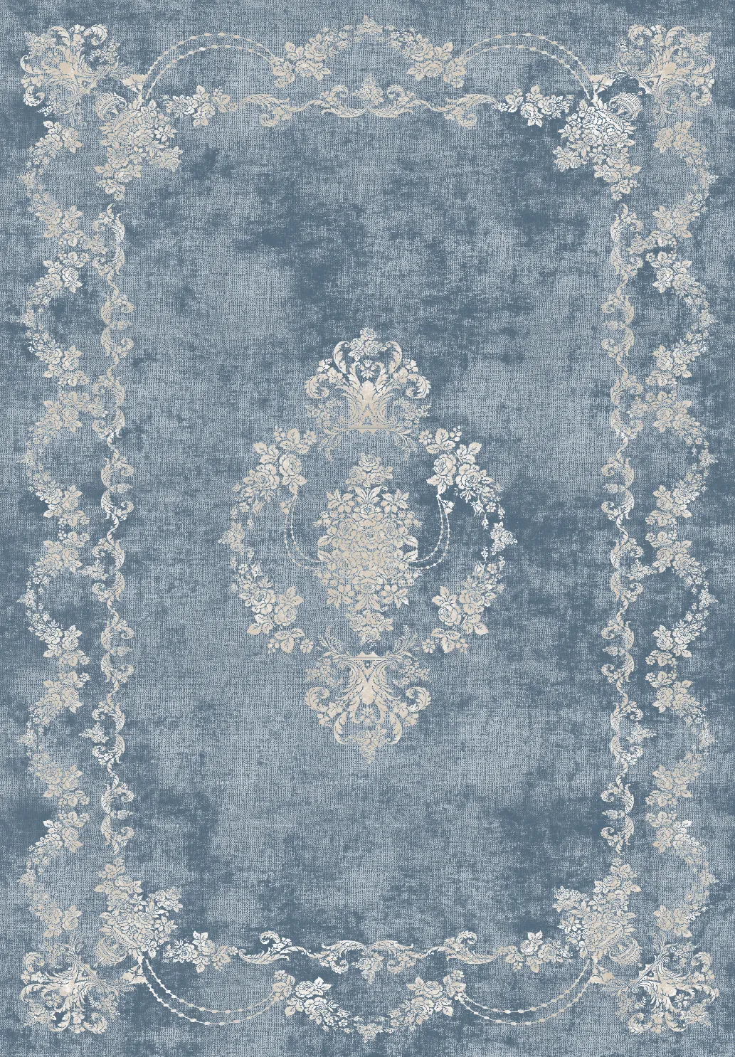 Tappeto Wilton - Taknis (azzurro)