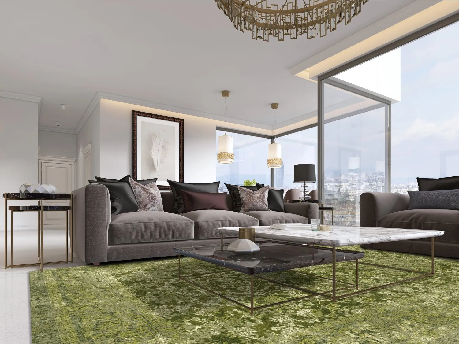 Tappeto Wilton - Denizli (verde)