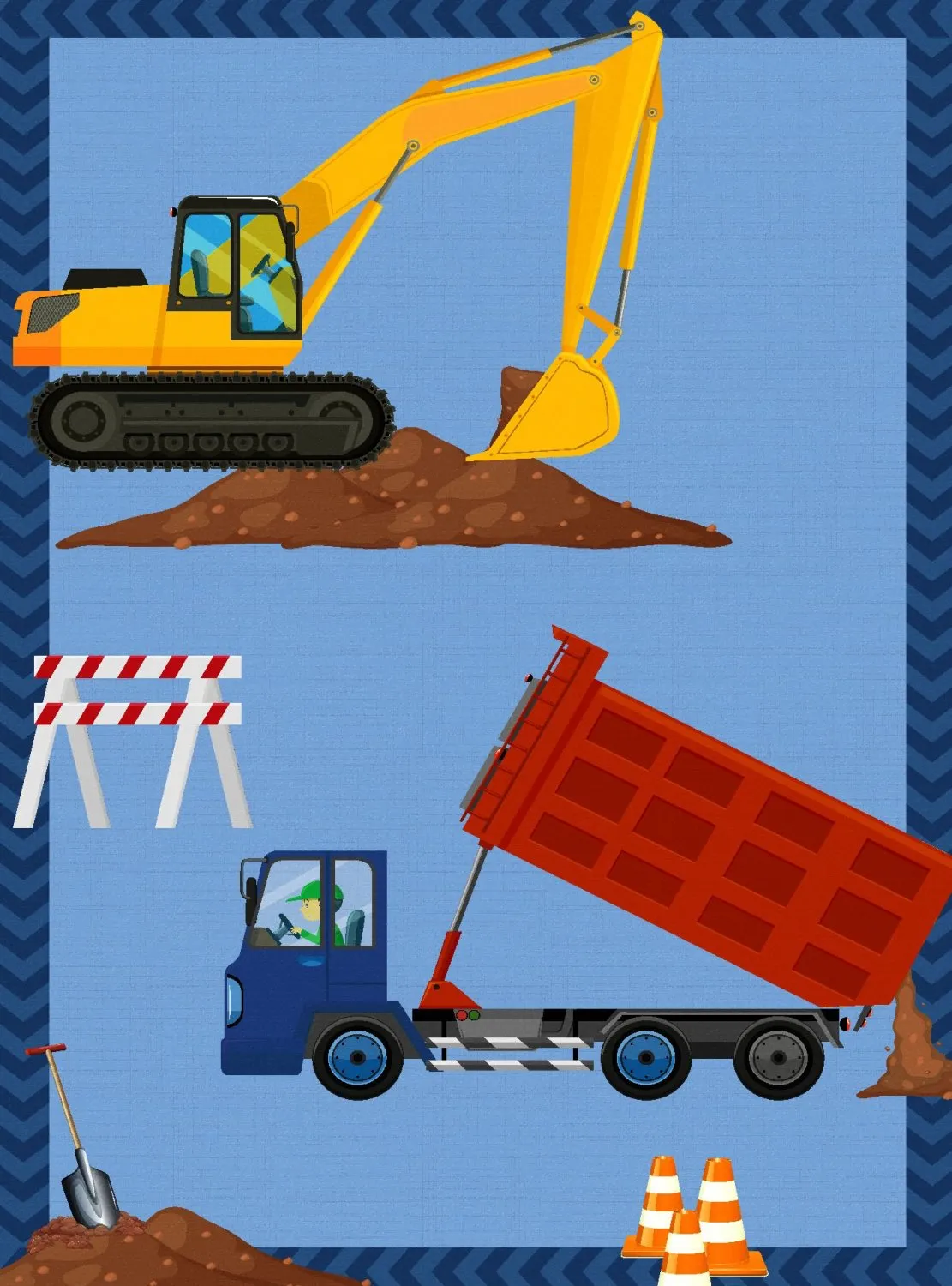 Tappeti per bambini - Building Site