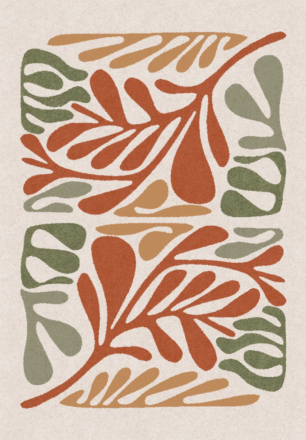 Tappeto Wilton - Fern (beige/multi)