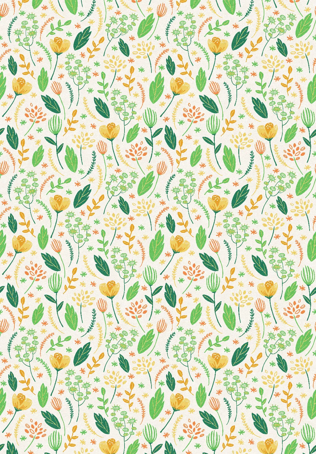 Tappeto Wilton - Fleur (giallo/verde/multi)