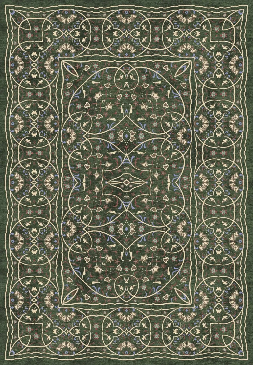 Tappeto Wilton - Dara (verde)