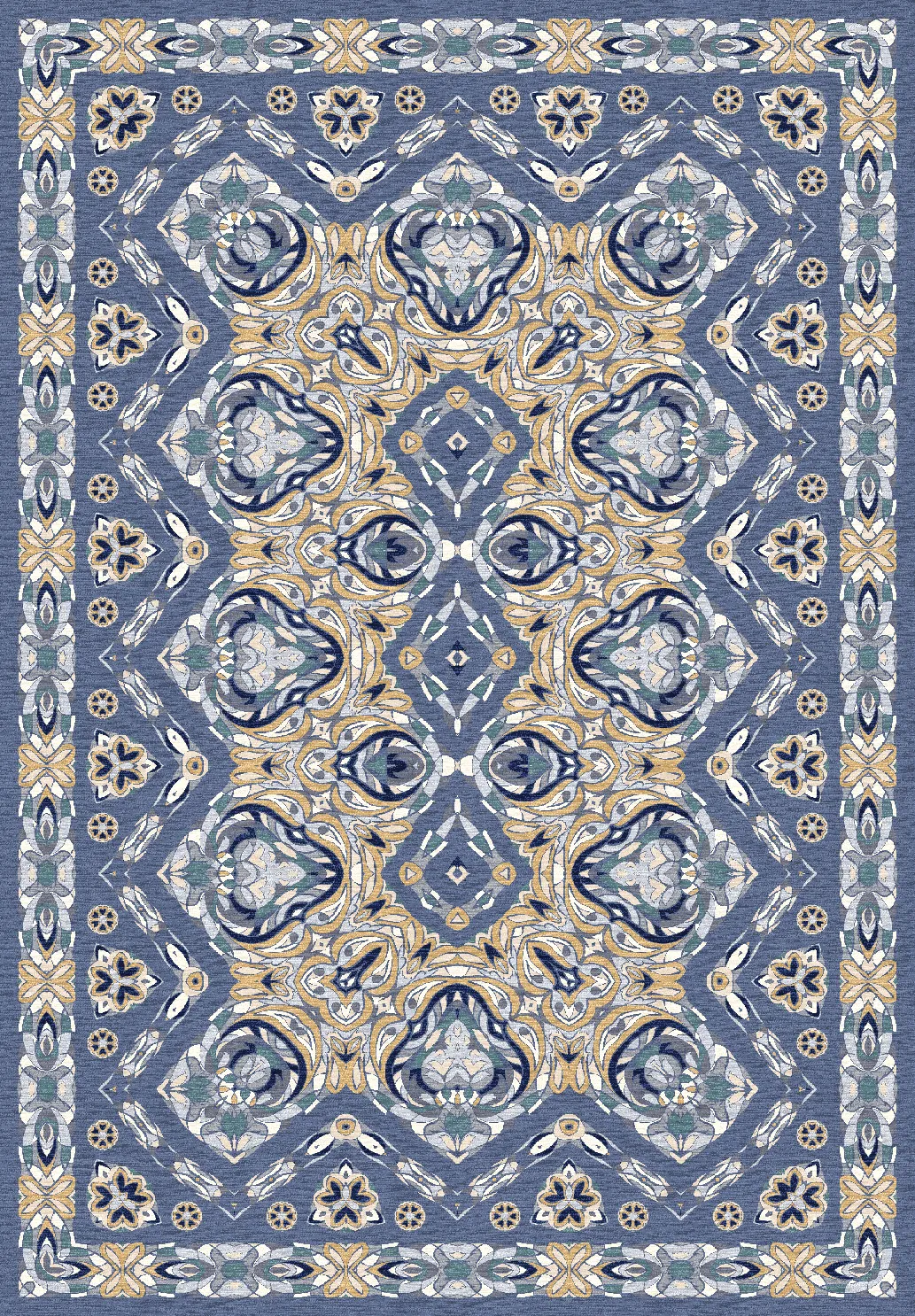 Tappeto Wilton - Henrietta (blu)