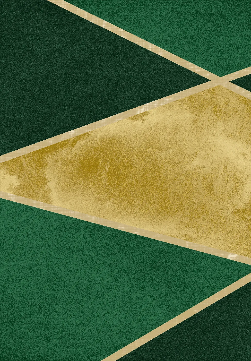 Tappeto Wilton - Dolly (verde/oro)