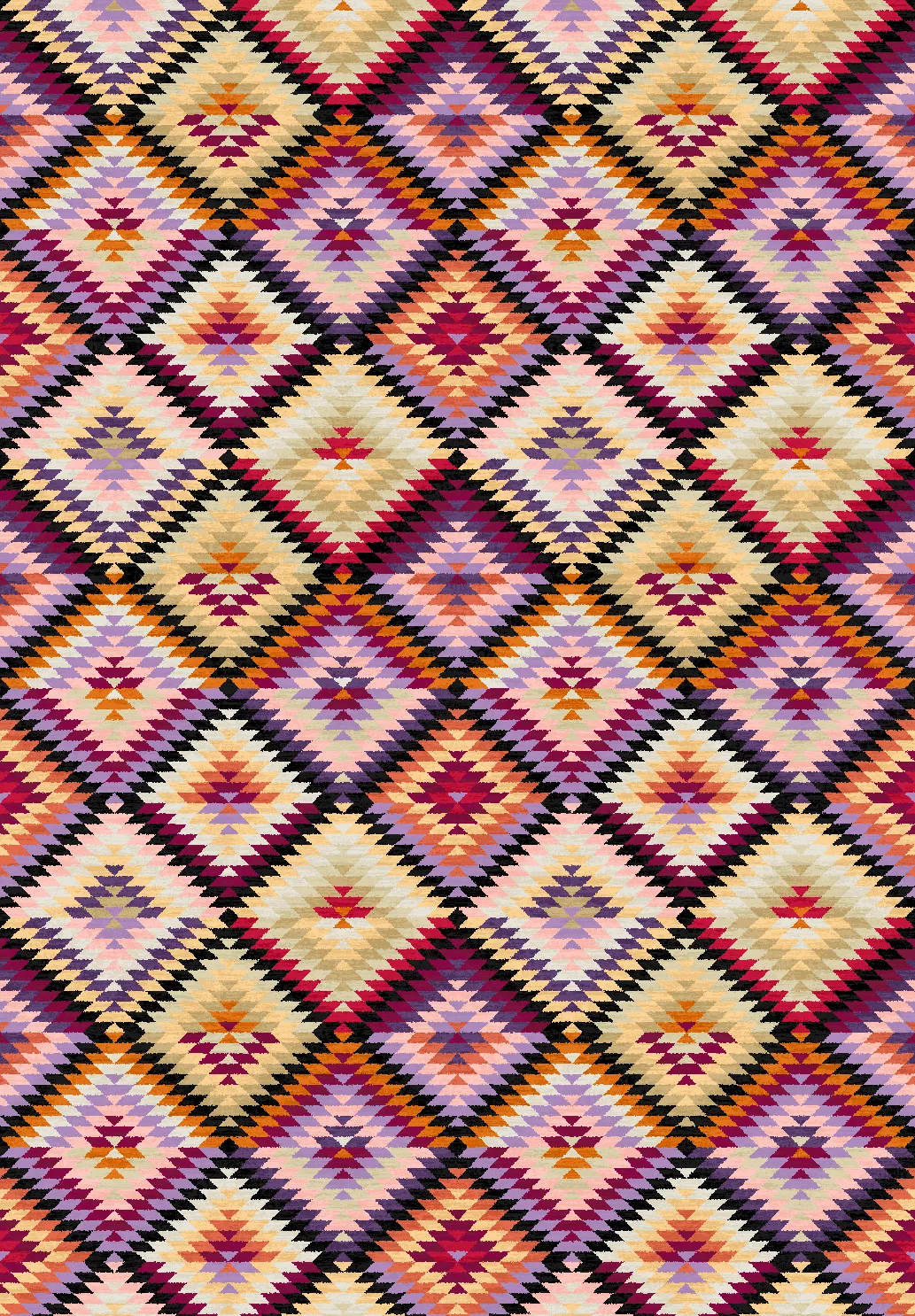 Tappeto Wilton - Deia (rosa/multi)