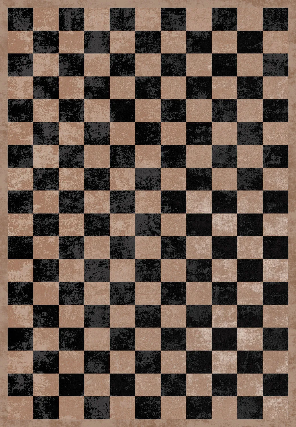 Tappeto Wilton - Nevada (nero/marrone)