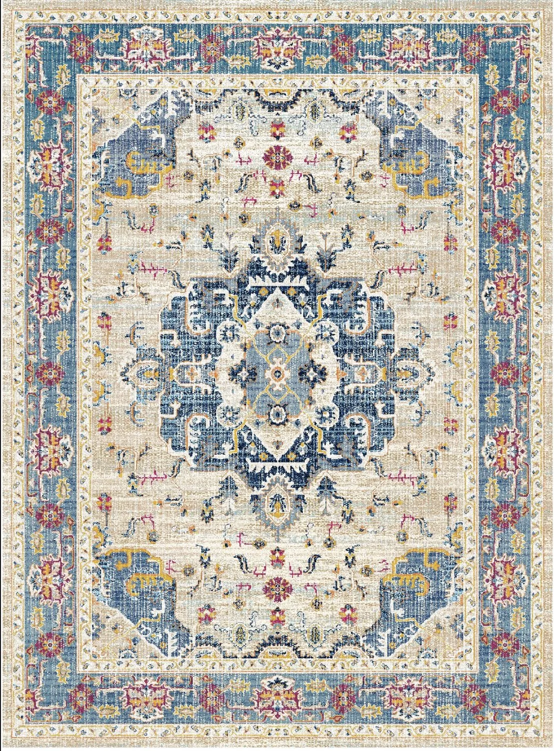 Tappeto Wilton - Siliana (blu)