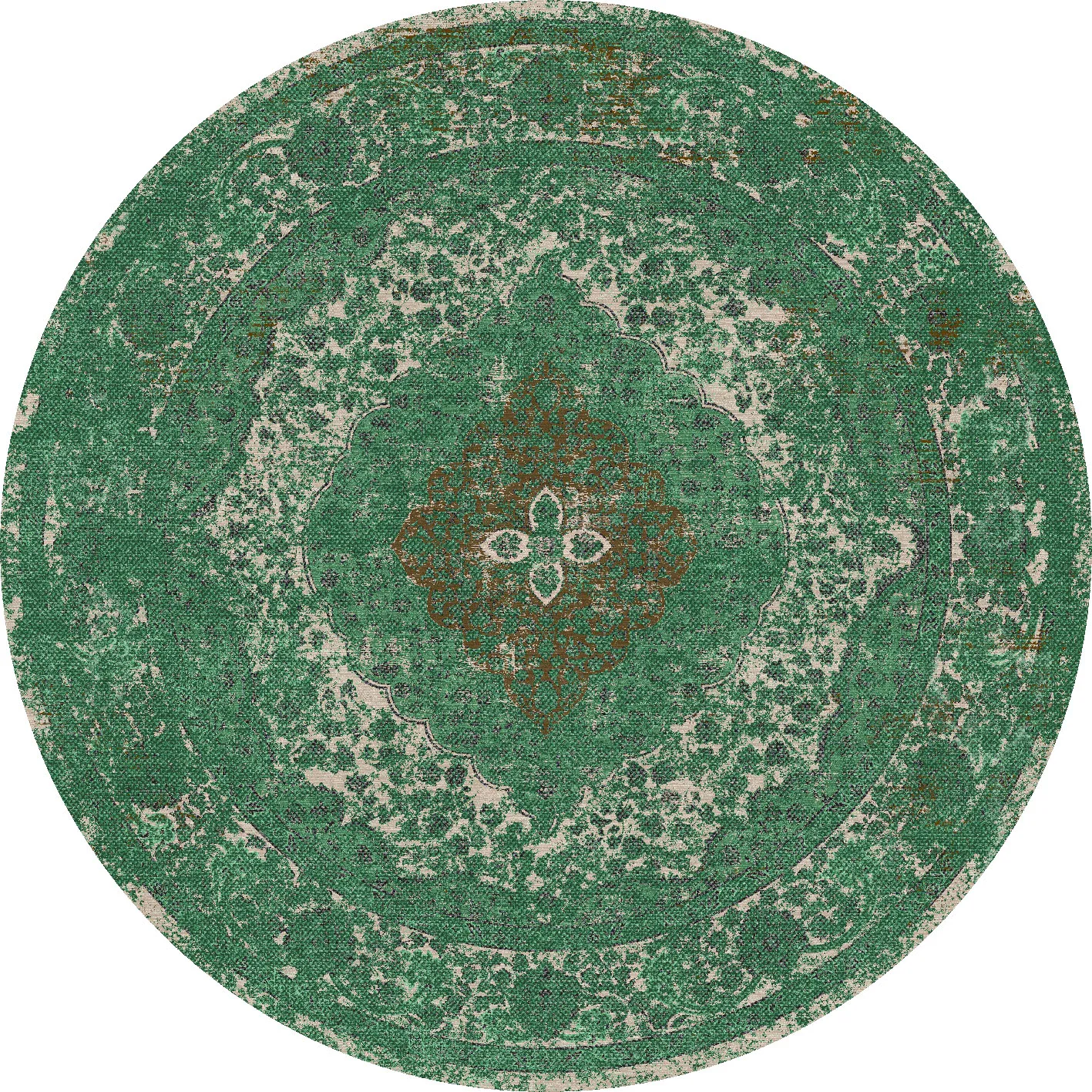Tappeto rotondo - Lainey (verde)