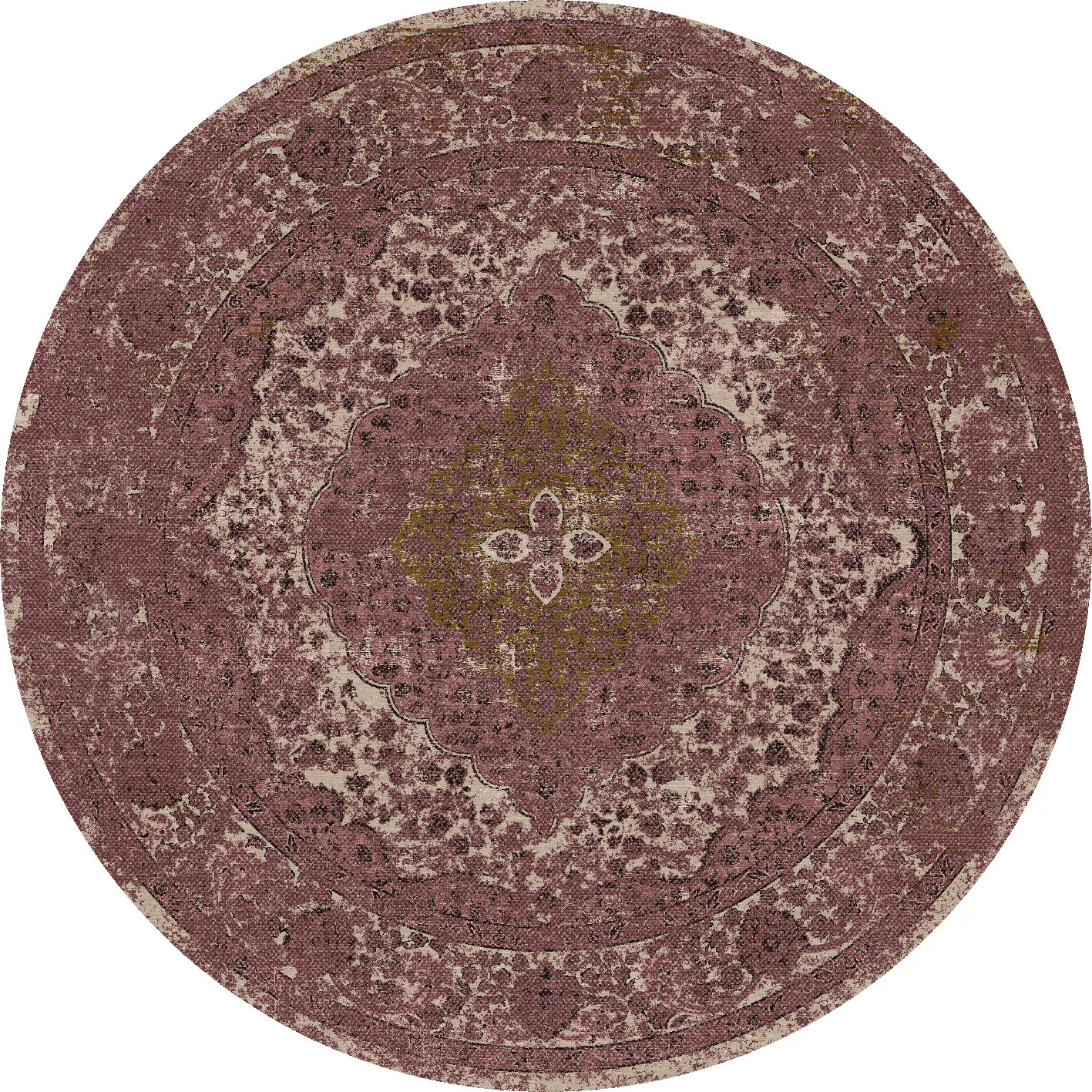 Tappeto rotondo - Lainey (rosso)