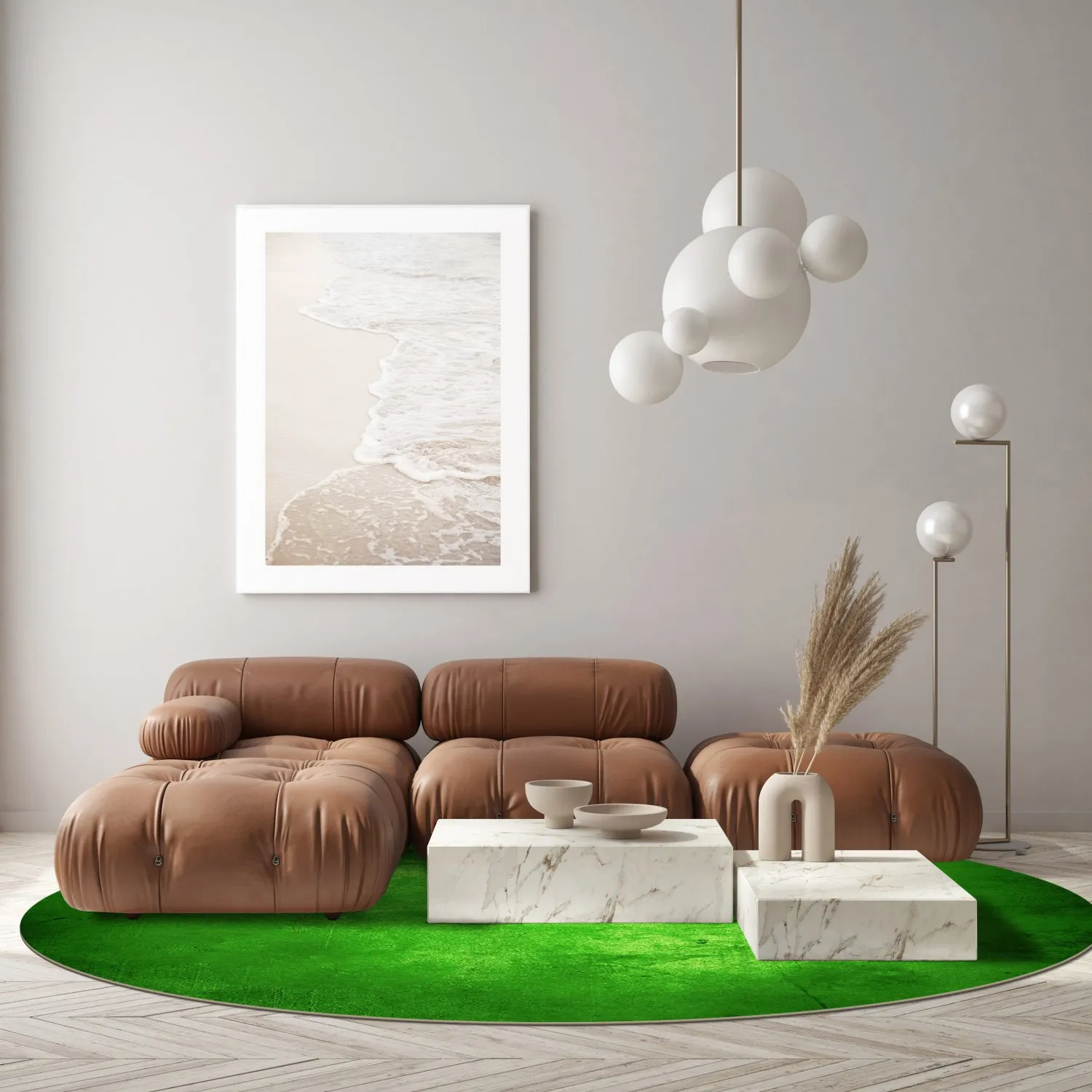Tappeto rotondo - Anzio (verde)