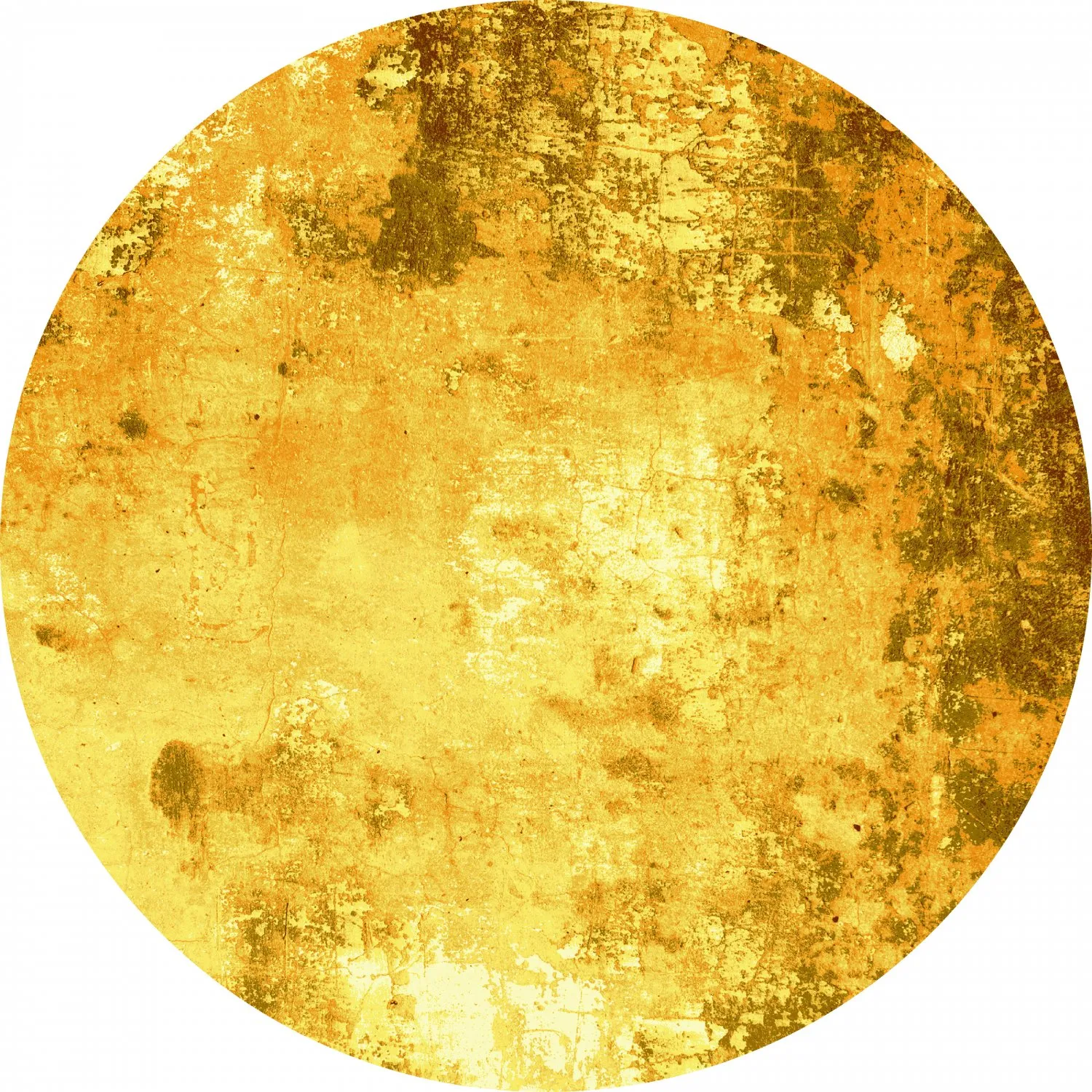 Tappeto rotondo - Salitto (oro)