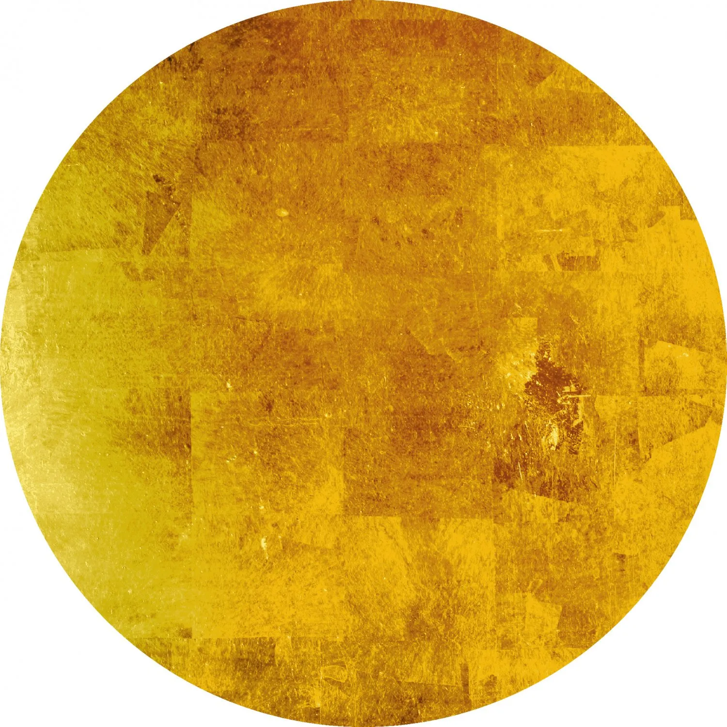 Tappeto rotondo - Benali (oro)