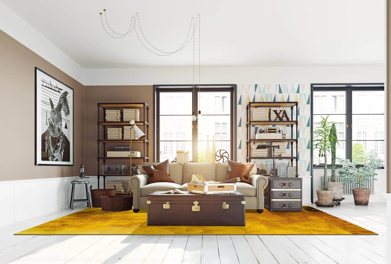 Tappeto Wilton - Benali (oro)