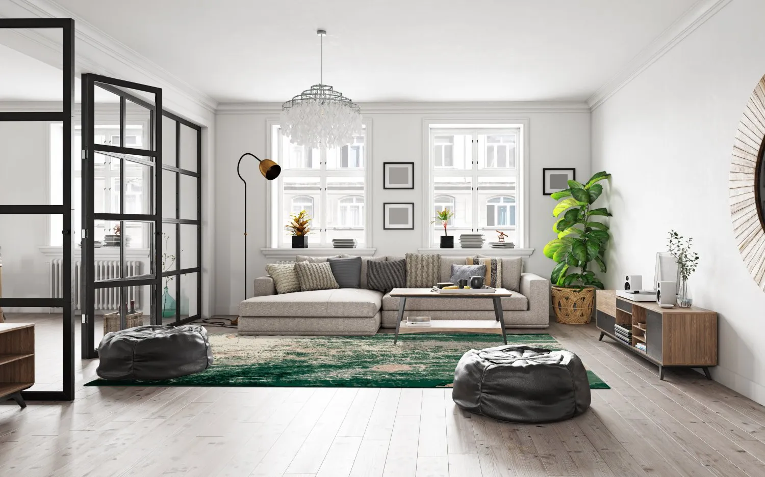 Tappeto Wilton - Tamalous (beige/verde)