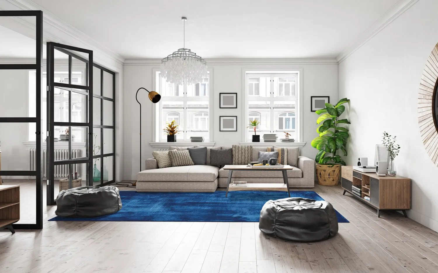 Tappeto Wilton - Campile (blu)