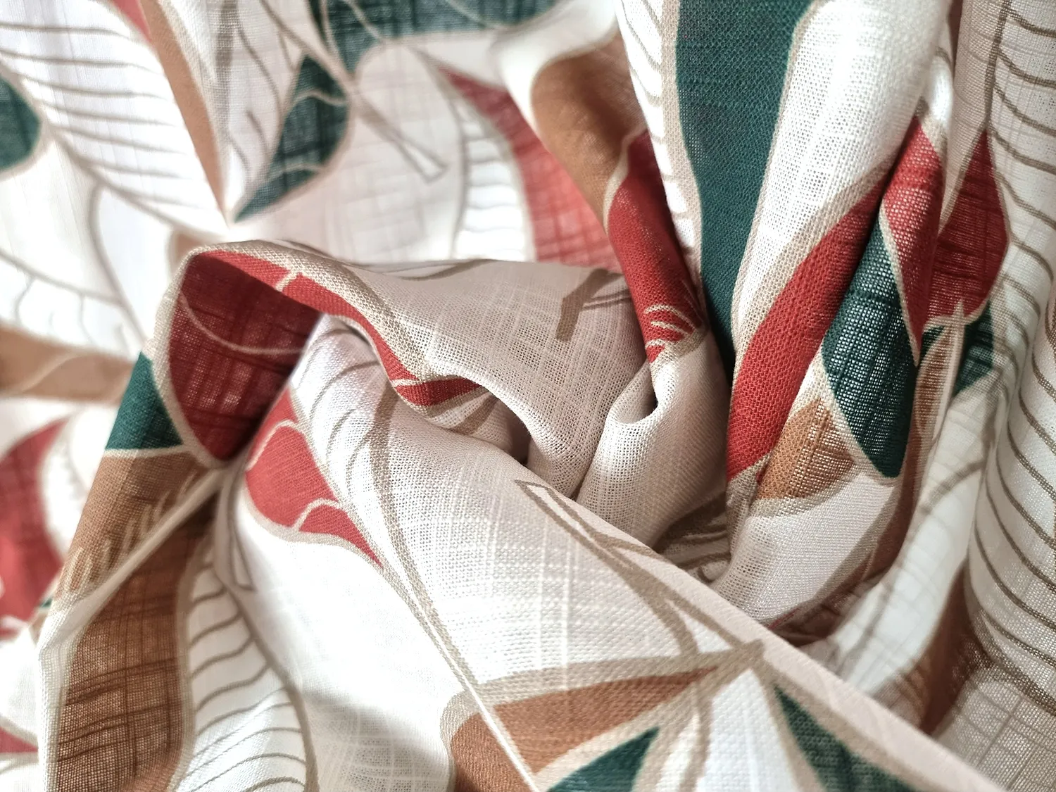 Tovaglia In Cotone - Amalie (beige/rust)