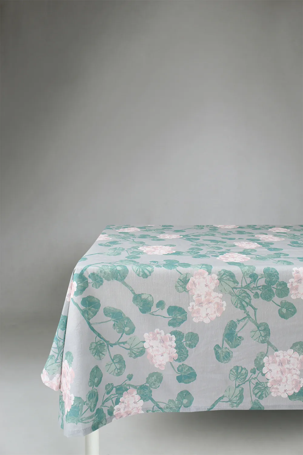Tovaglia In Cotone - Amara (grigio/rosa)