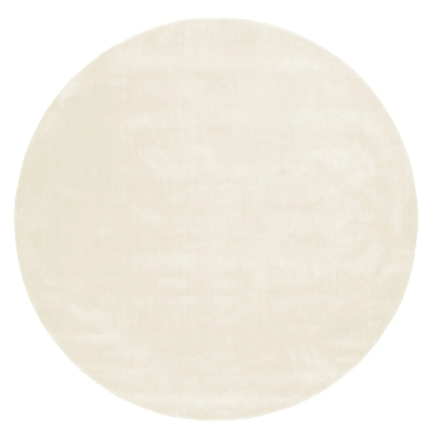 Tappeto rotondo - Recycled PET with viscose look (offwhite)