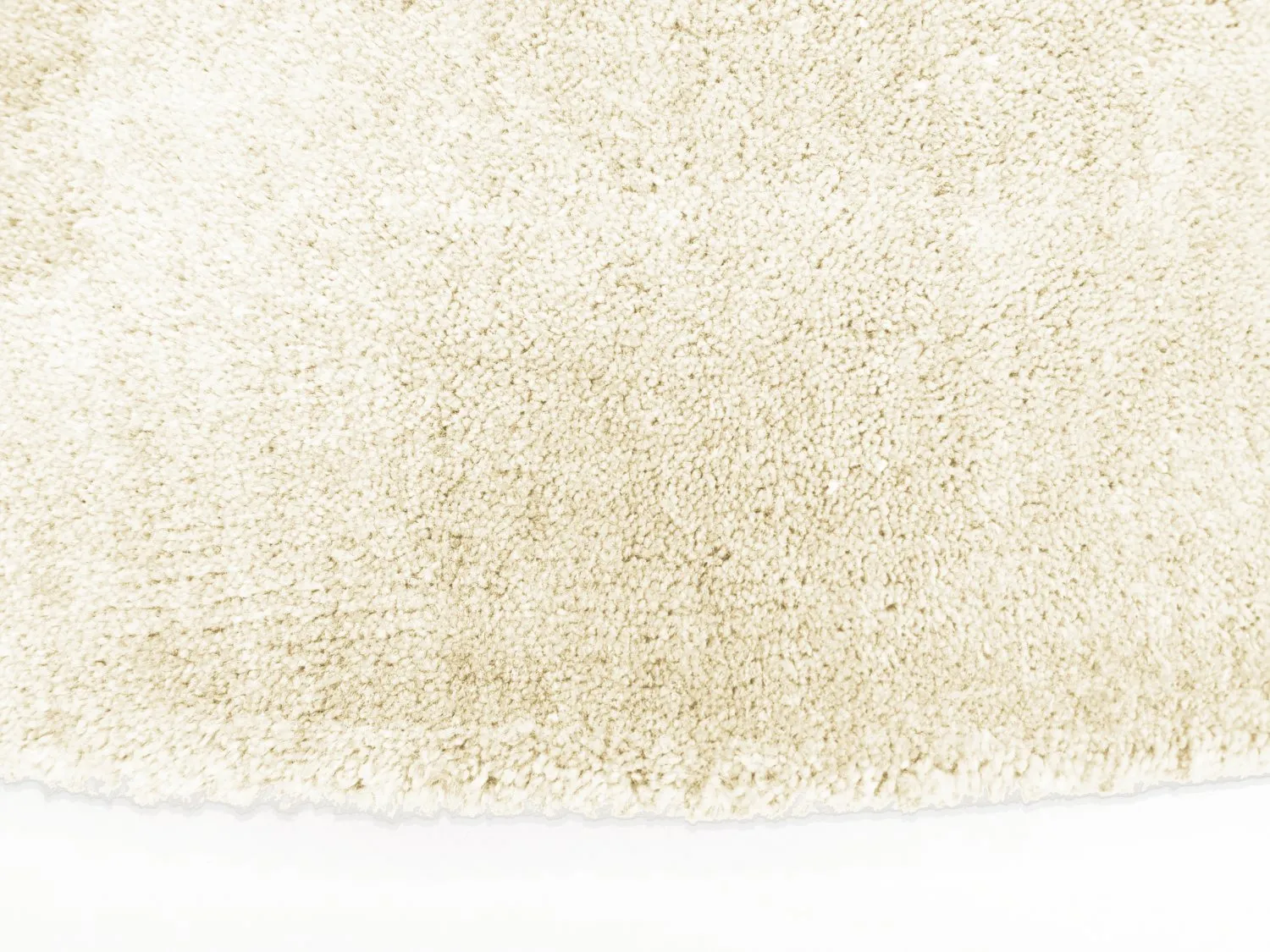 Tappeto rotondo - Recycled PET with viscose look (offwhite)