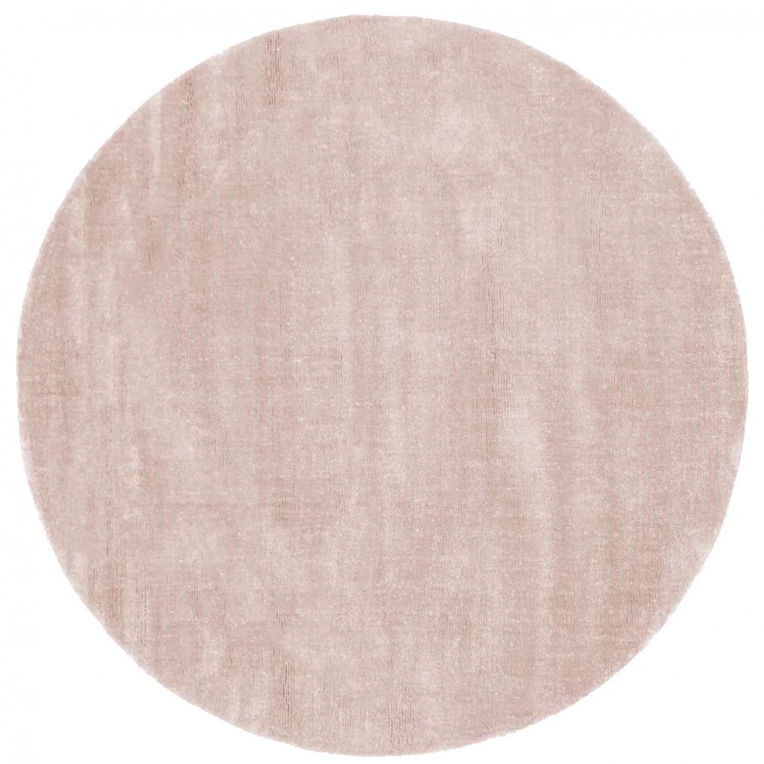 Tappeto rotondo - Recycled PET with viscose look (bruin chiaro)