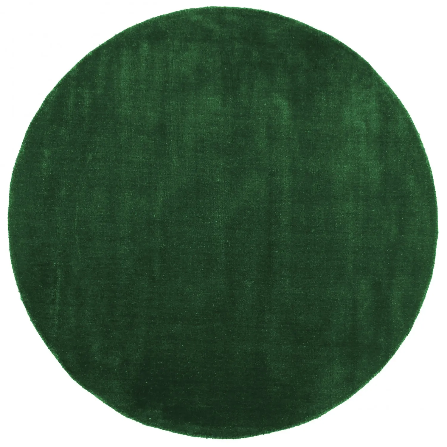 Tappeto rotondo - Recycled PET with viscose look (verde)