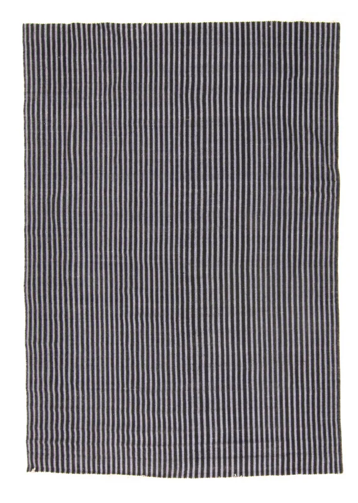 Tappeto Di Stracci - Eila (grigio/nero)