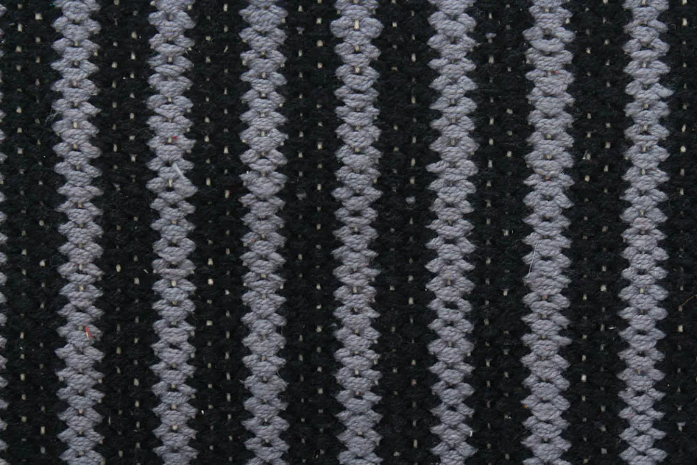 Tappeto Di Stracci - Eila (grigio/nero)