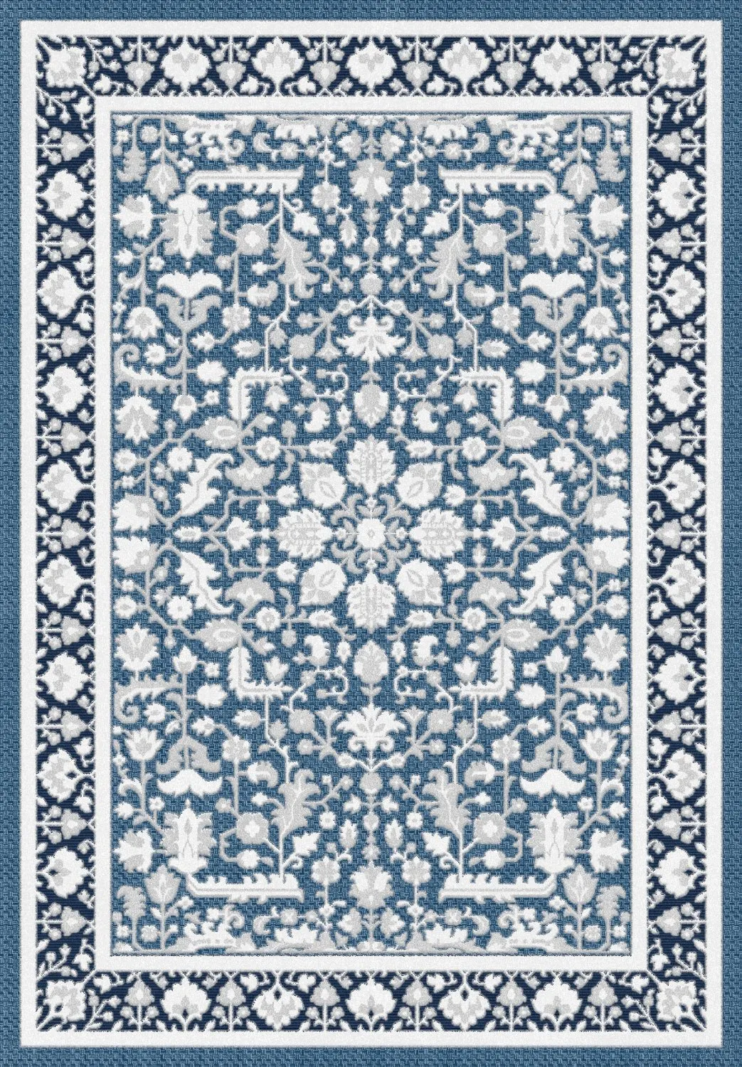 Tappeto Wilton - Ember (blu)