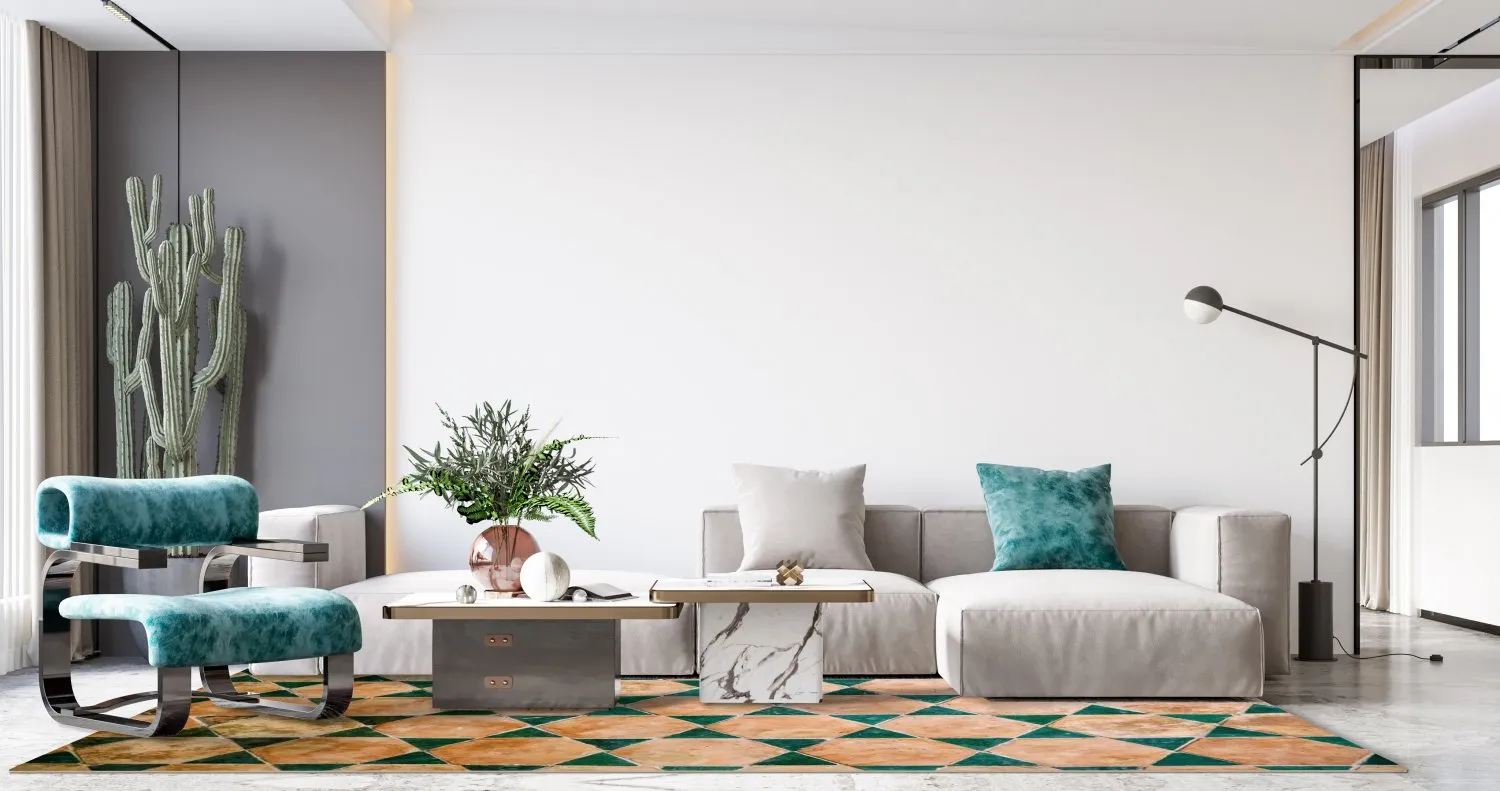 Tappeto Wilton - Calvi (beige/verde)