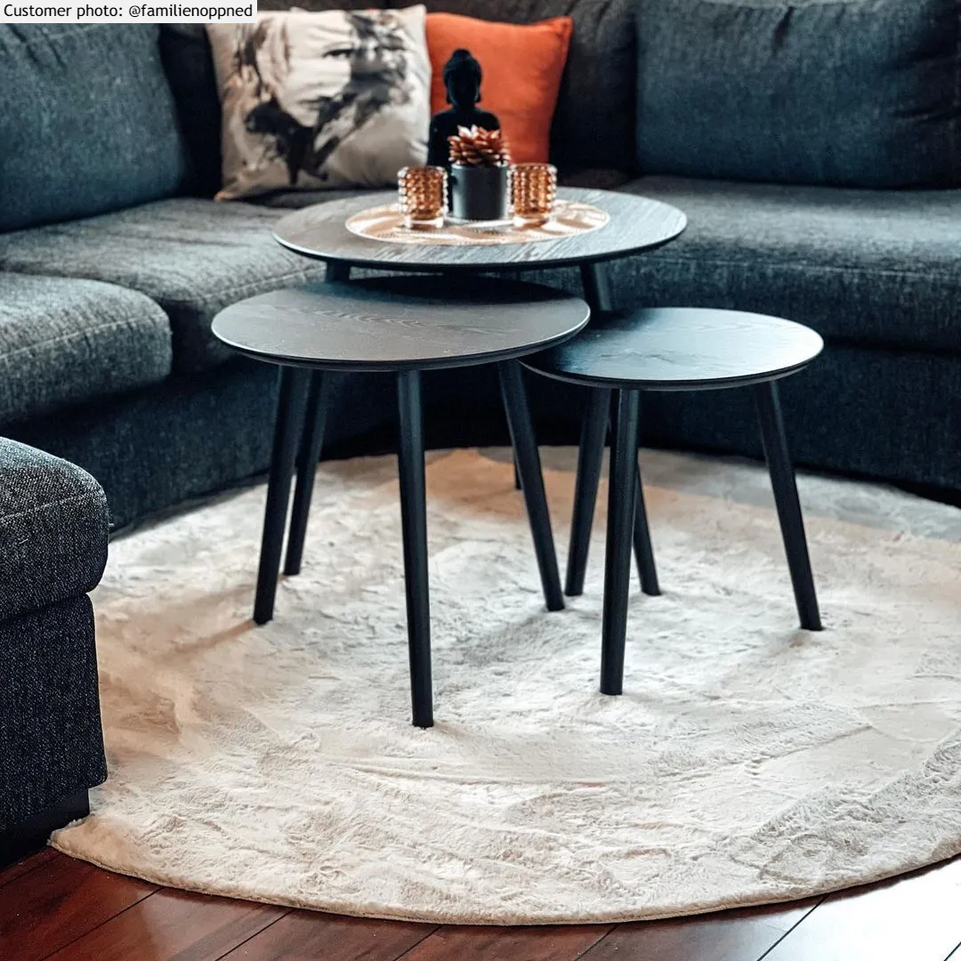 Tappeti rotondi - Aranga Super Soft Fur (beige)