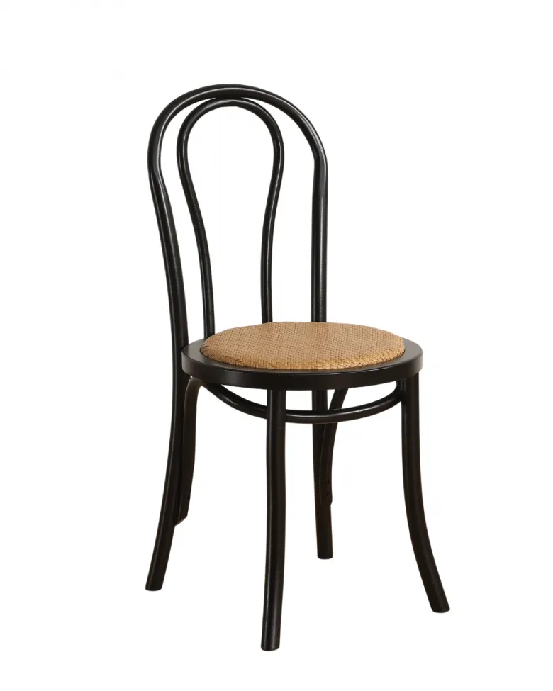 Sedia - Bistro (rattan/nero) - 2 pezzi