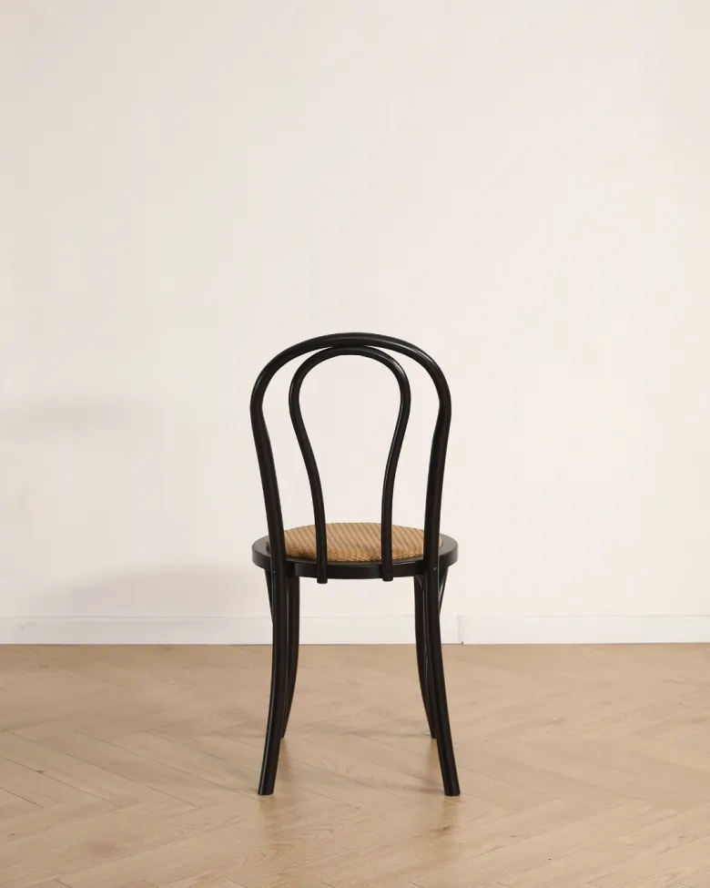 Sedia - Bistro (rattan/nero) - 2 pezzi