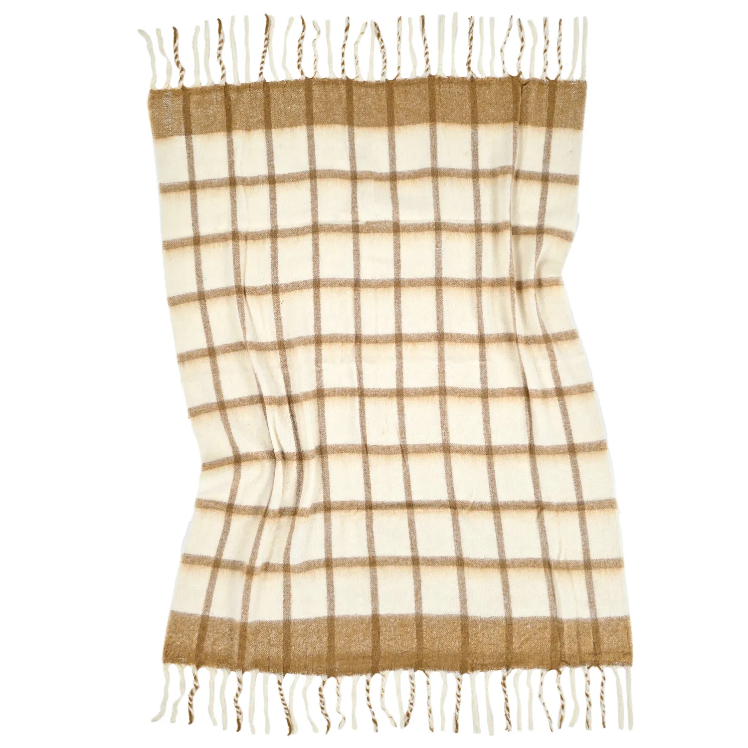Coperte - Plaid in misto lana - Rachel (giallo)