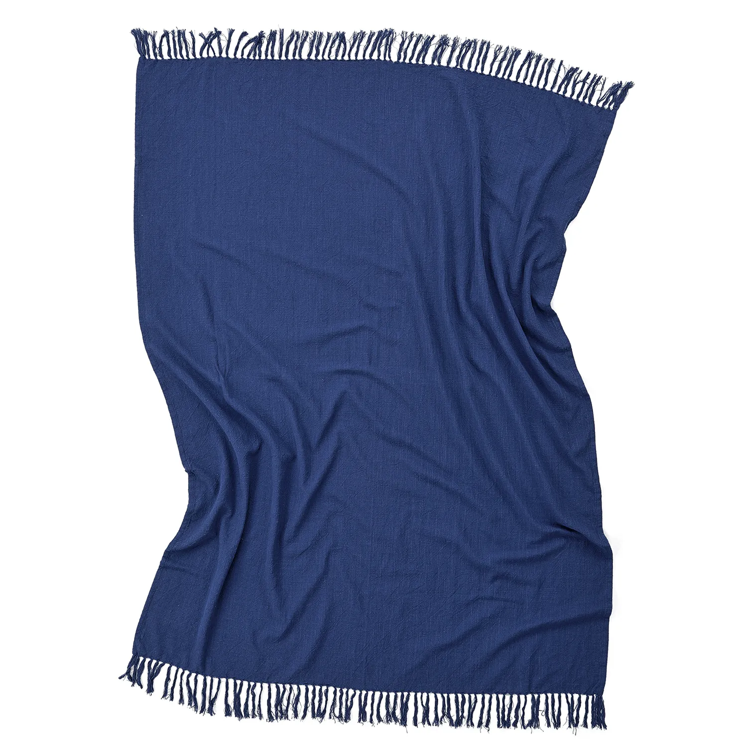 Coperte - Veya cotton throw (blu navy)