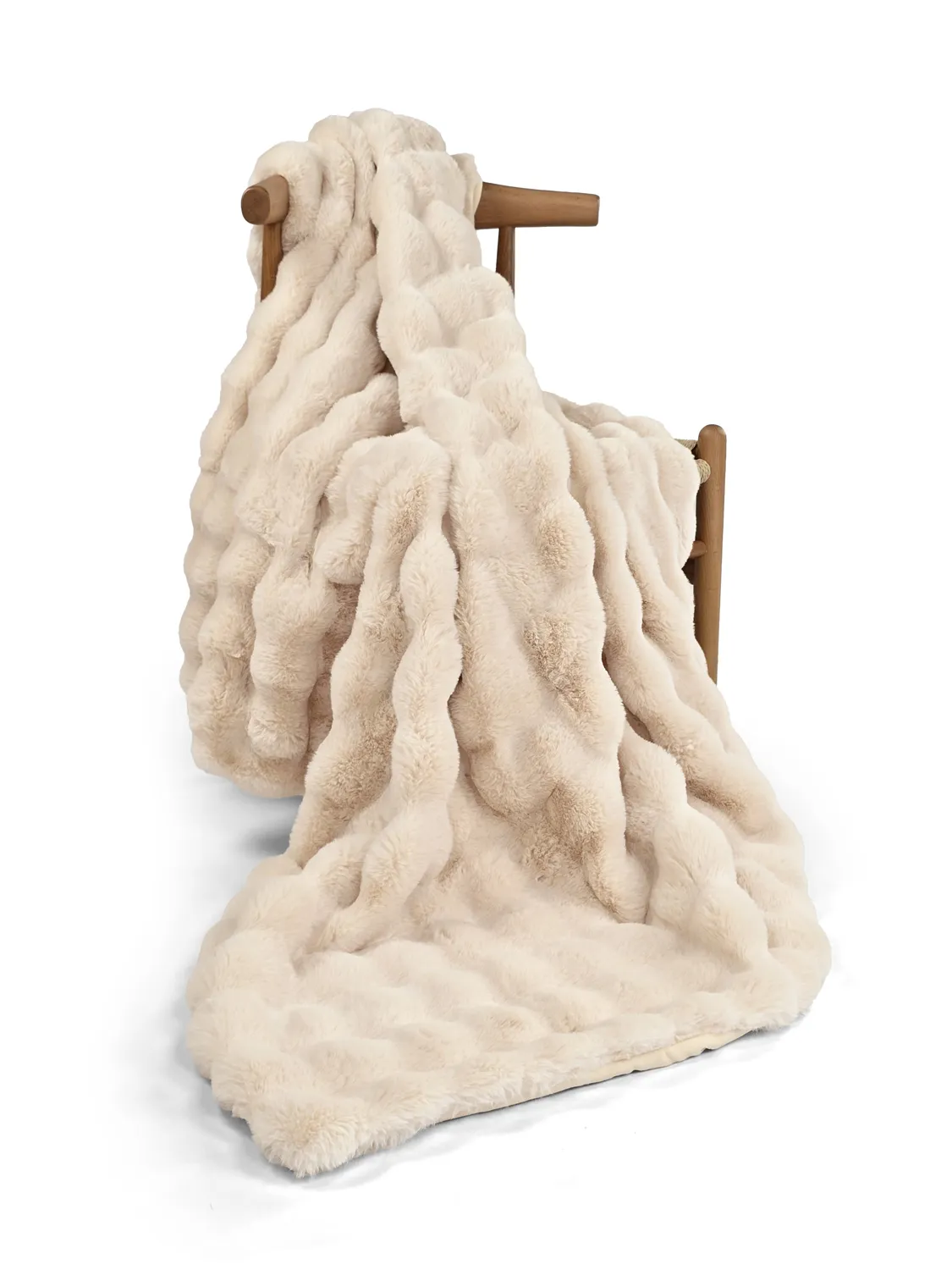 Coperte - Aranga Bubble Throw (beige)