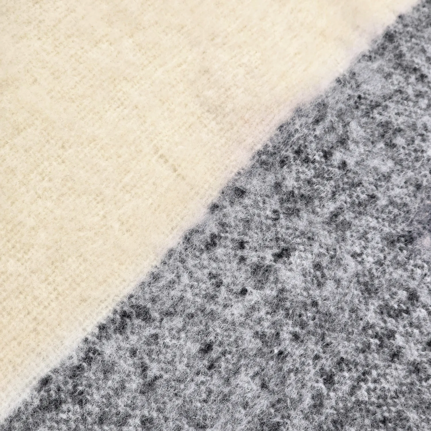 Coperte - Plaid in misto lana - Beatriz Stripe (bianco/nero)