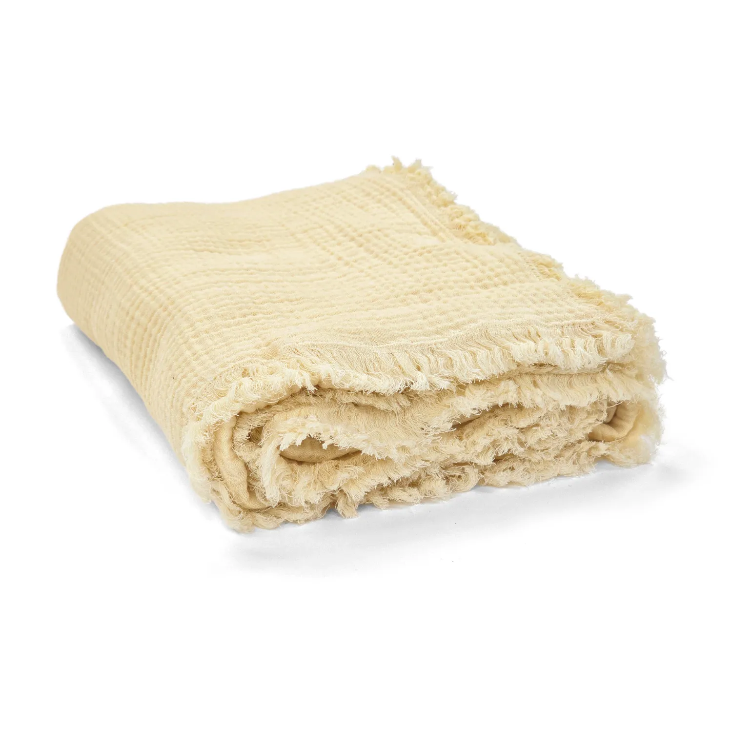 Coperte - Plaid in mussola - Dorena (crema)