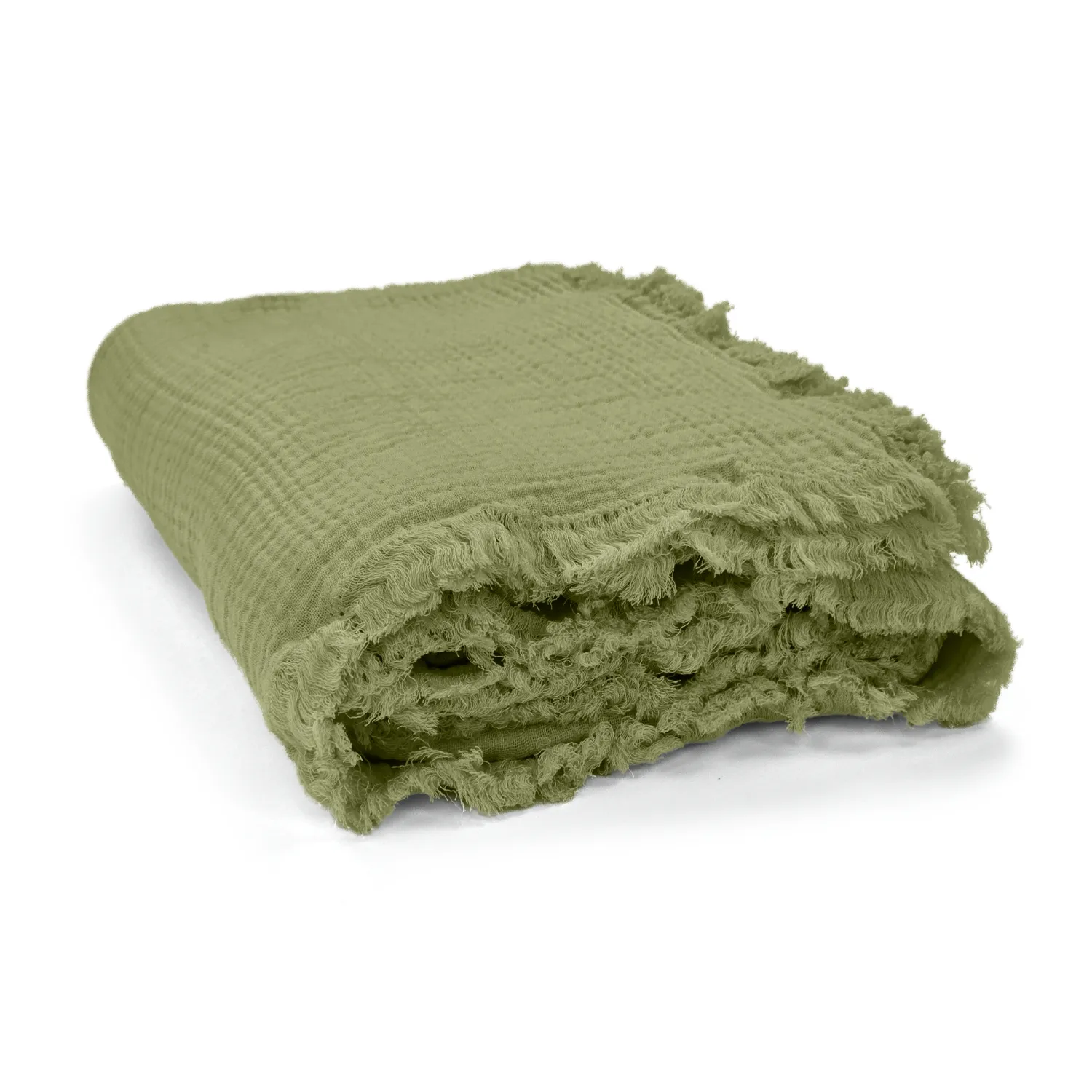 Coperte - Plaid in mussola - Dorena (verde)
