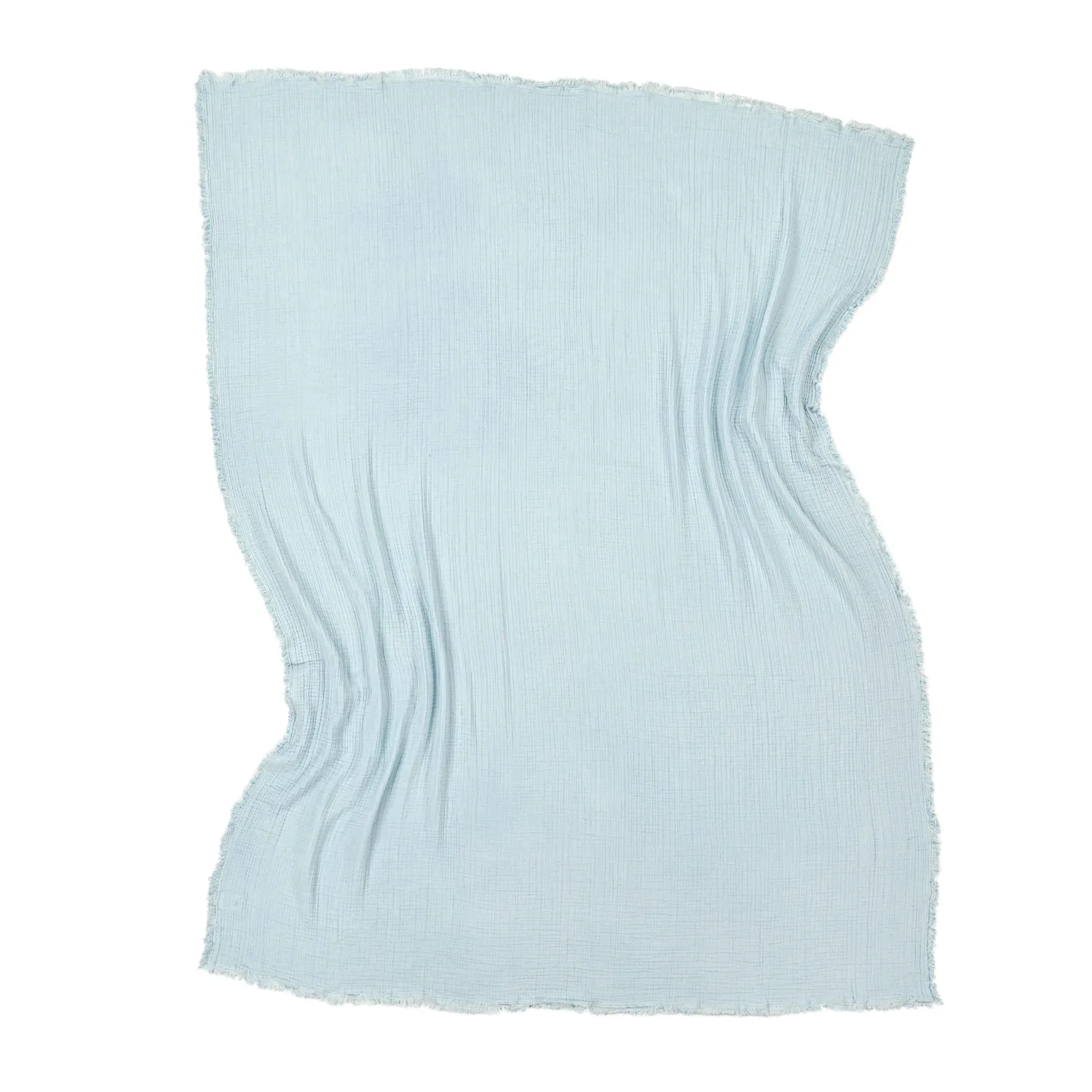 Coperte - Plaid in mussola - Dorena (azzurro)