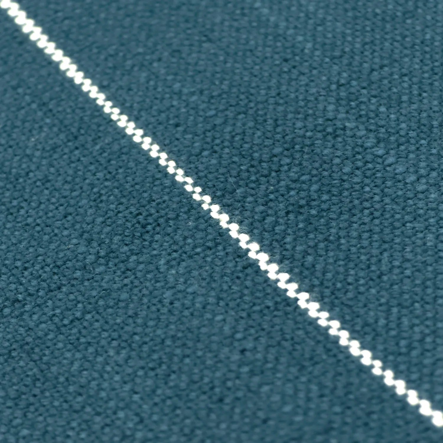 Coperte - Plaid in cotone - Martina Stripe (blu/bianco)