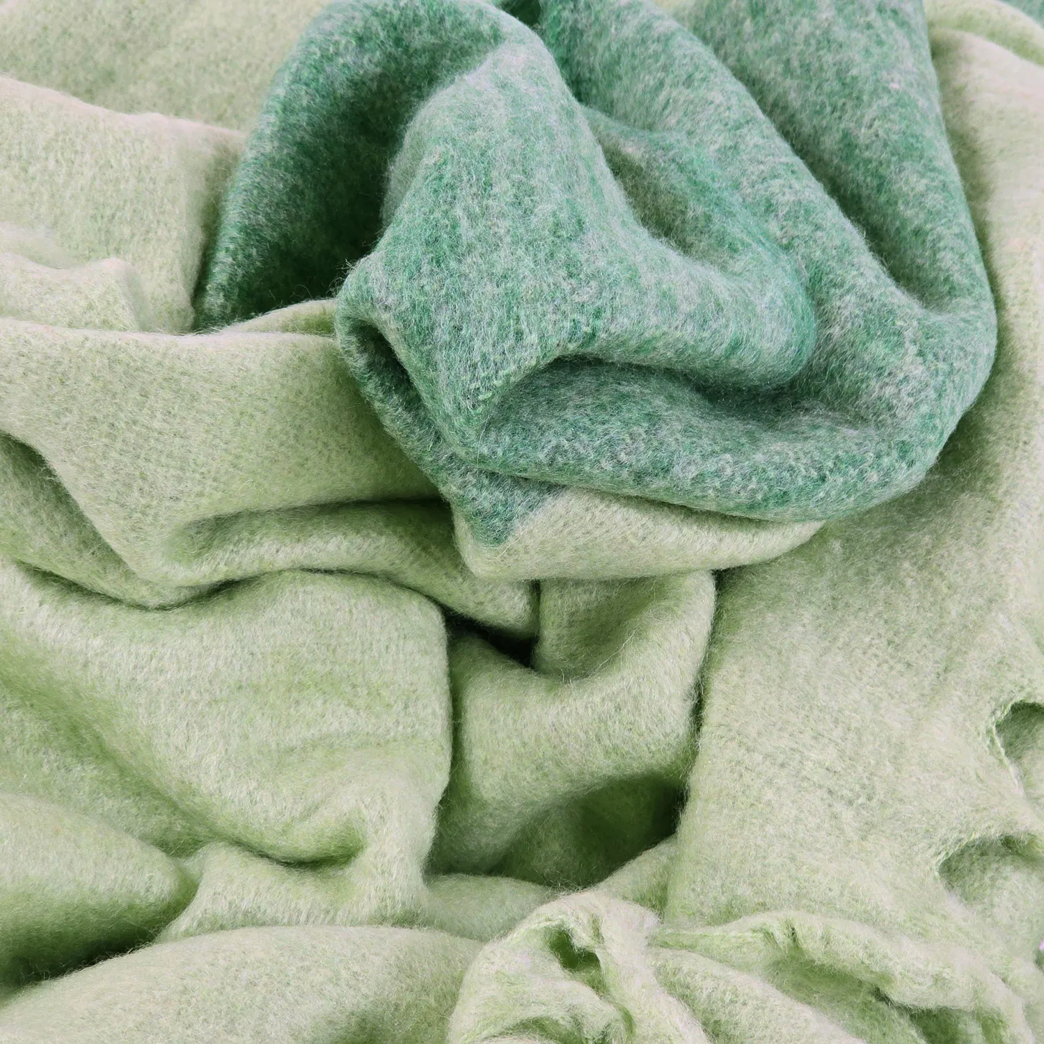 Coperte - Plaid in misto lana - Carol (verde)