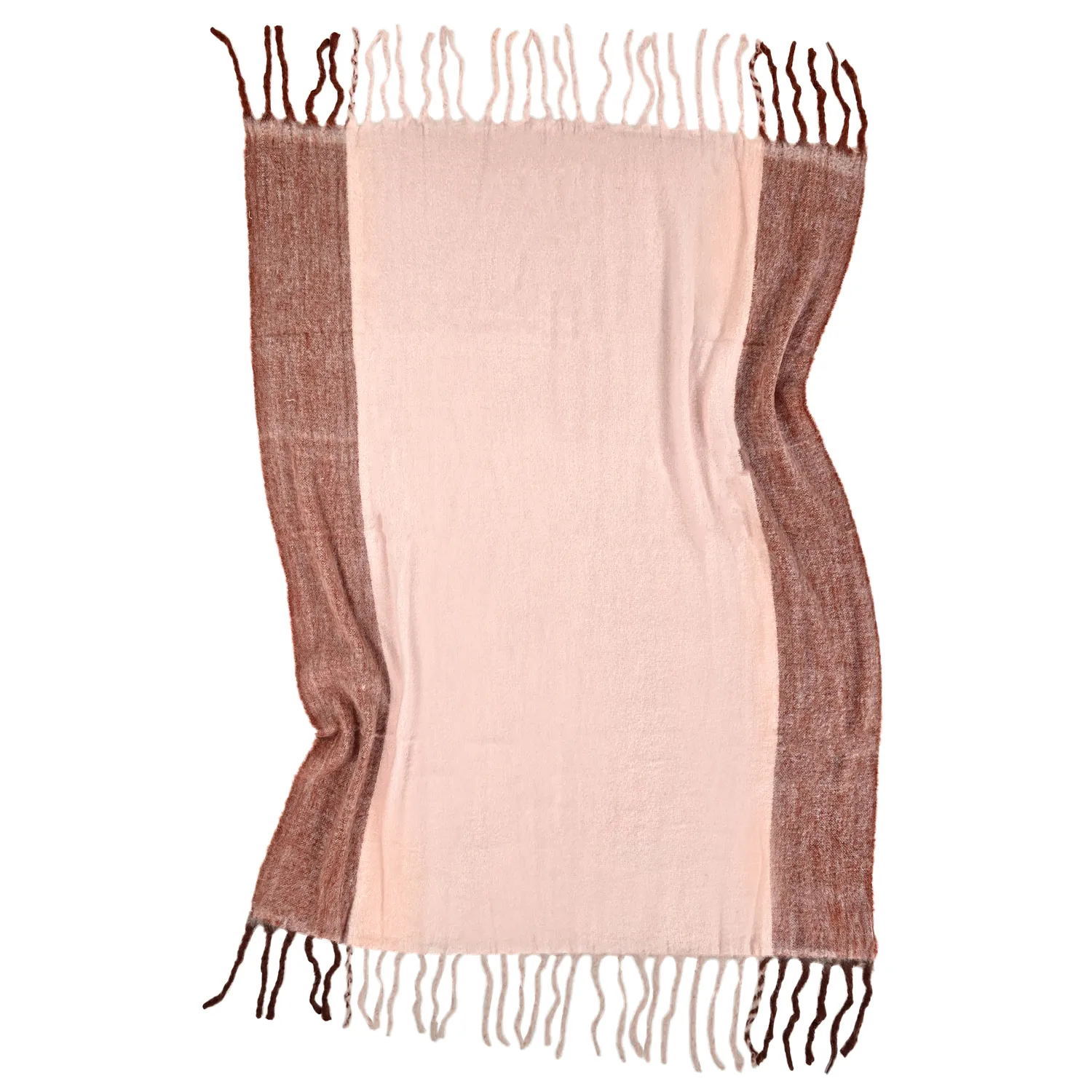 Coperte - Plaid in misto lana - Carol (rosa)