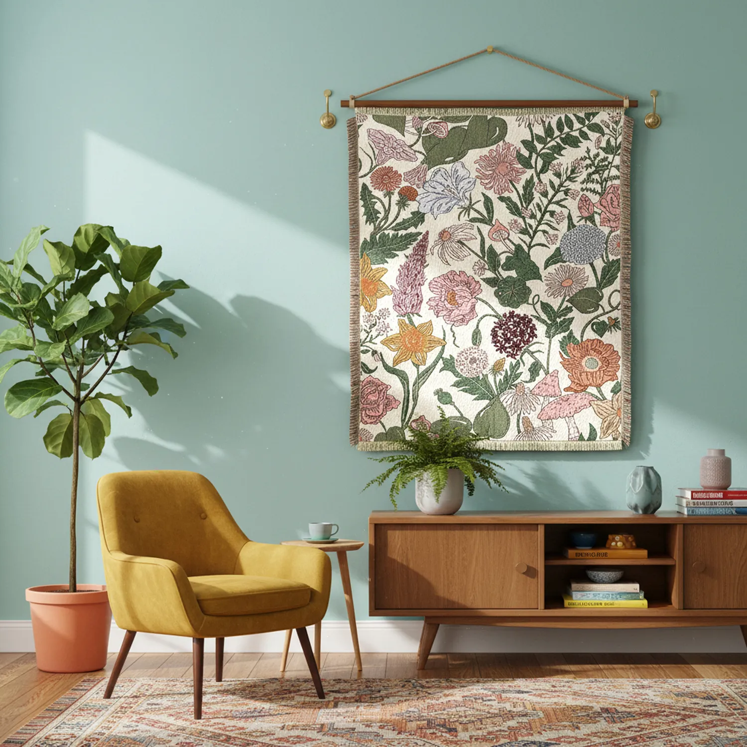 Coperte - Fiori Tapestry Blanket (multiplo)