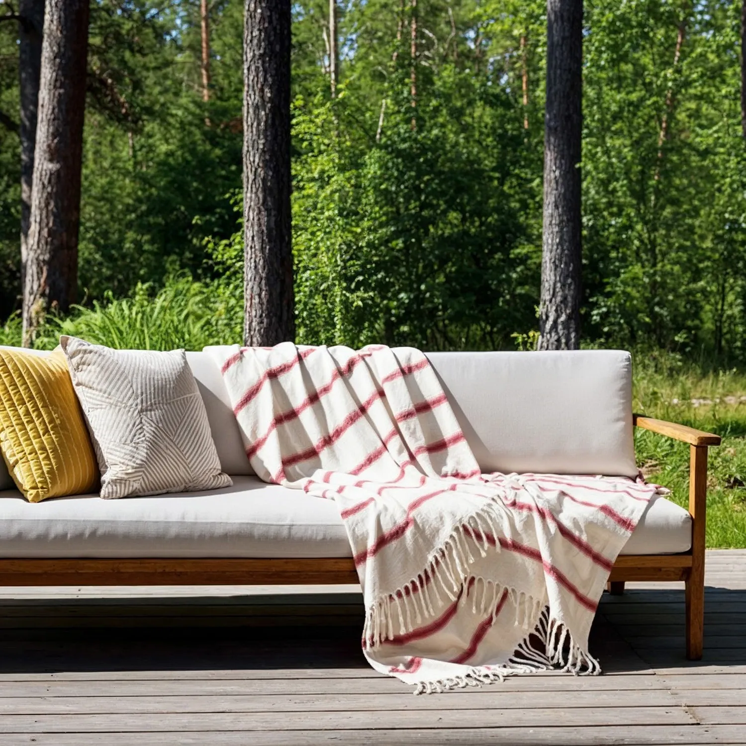 Coperte - Plaid in misto lana - Miranda (rosa)