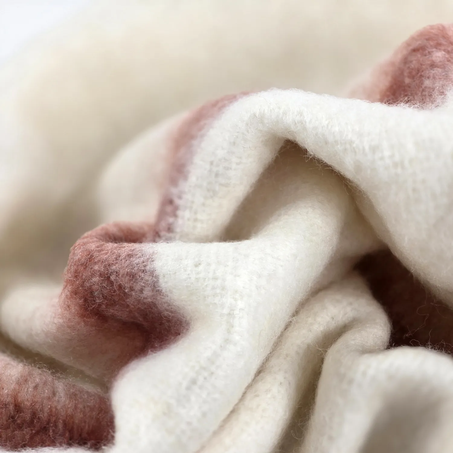 Coperte - Plaid in misto lana - Miranda (rosa)