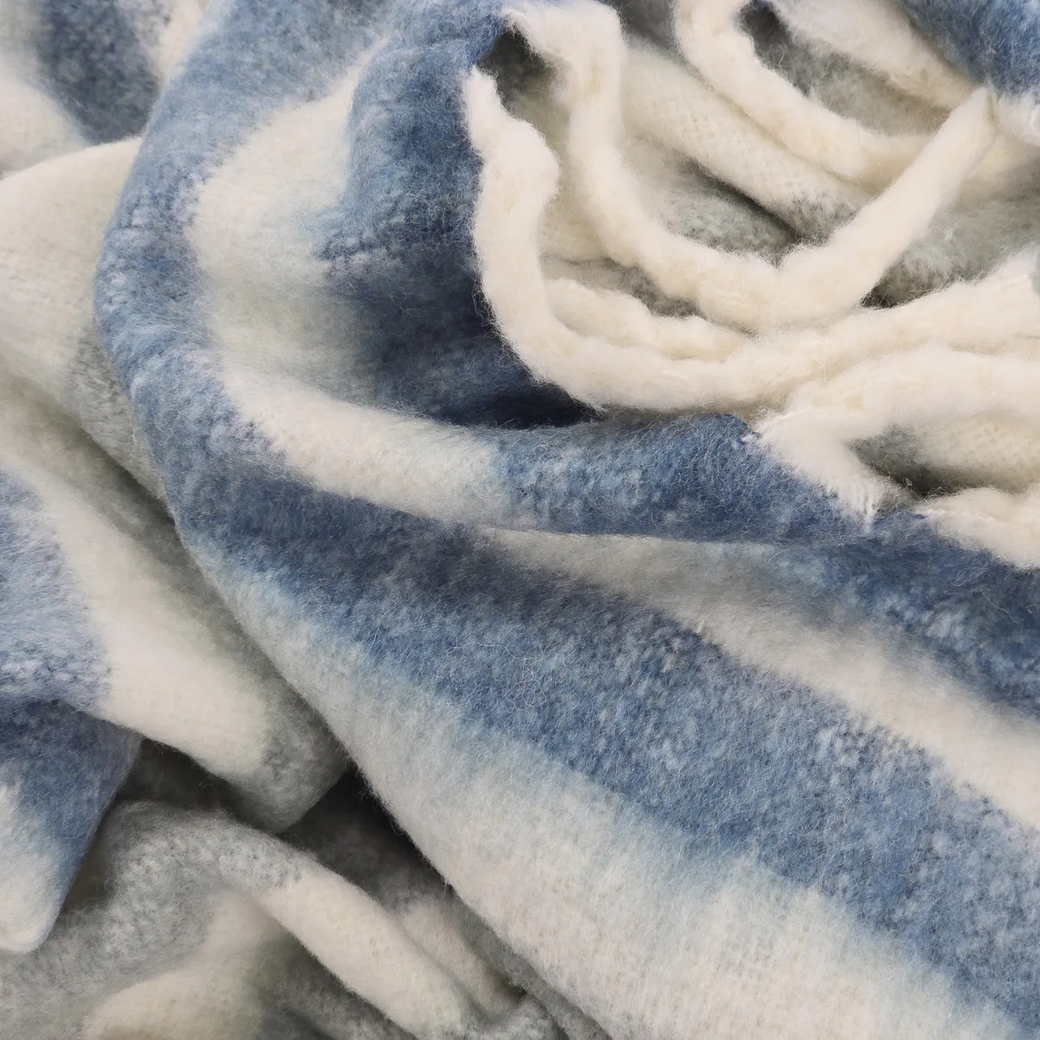 Coperte - Plaid in misto lana - Monica (blu)