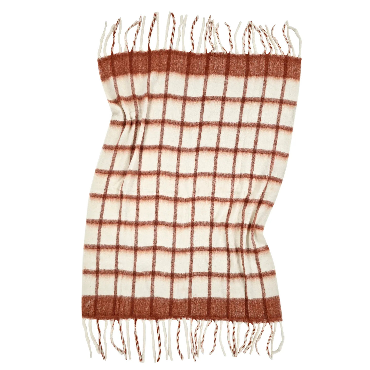 Coperte - Plaid in misto lana - Rachel (rosa)