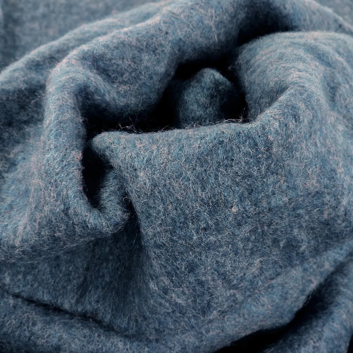 Coperte - Plaid in misto lana - Samantha (blu)