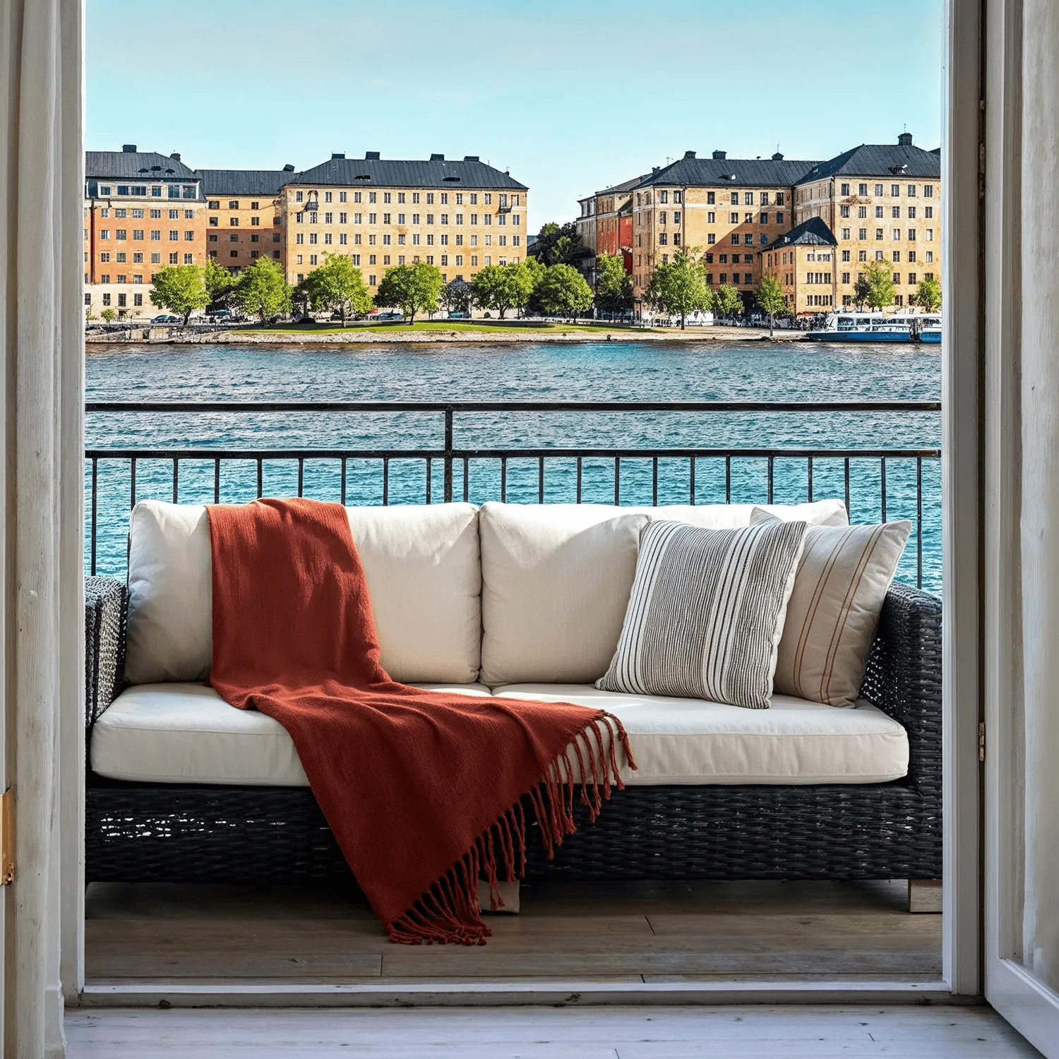 Coperte - Plaid in misto lana - Samantha (rame)