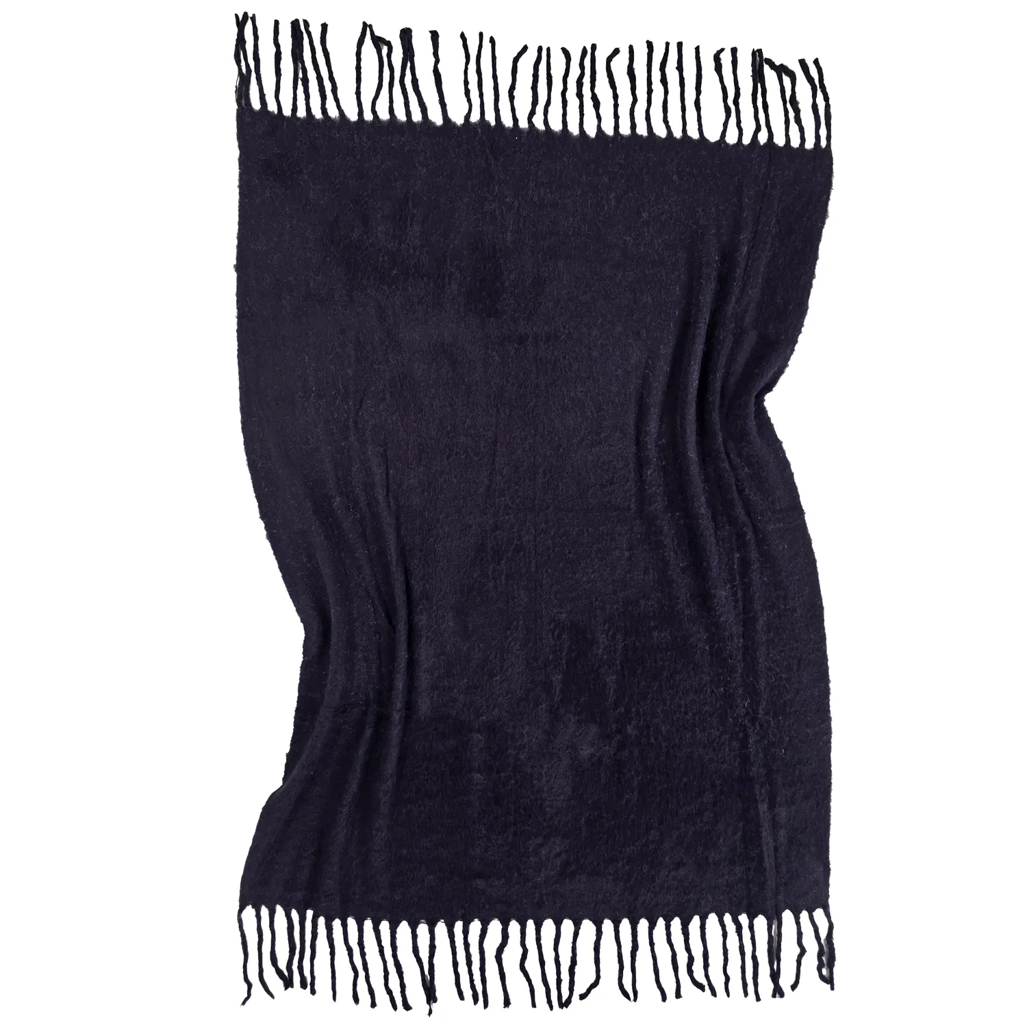 Coperte - Plaid in misto lana - Samantha (nero)